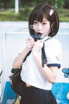 [Cosplay] 柒柒要乖哦 乐园JK [37P-400MB]