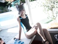 [Cosplay] lunananya 砂狼白子 泳装 [29P-170MB]