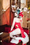 [Cosplay] 焖焖碳 柴郡旗袍 [29P-508MB]