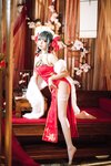 [Cosplay] 焖焖碳 柴郡旗袍 [29P-508MB]