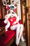 [Cosplay] 焖焖碳 柴郡旗袍 [29P-508MB]