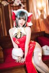 [Cosplay] 焖焖碳 柴郡旗袍 [29P-508MB]