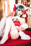 [Cosplay] 焖焖碳 柴郡旗袍 [29P-508MB]