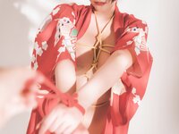 [Cosplay] 星澜是澜澜叫澜妹呀 和服绳缚 [50P1V-858MB]
