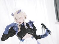 [Cosplay] 阿半今天很开心 FGO 黑枪呆女仆 [69P-756MB]