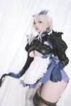 [Cosplay] 阿半今天很开心 FGO 黑枪呆女仆 [69P-756MB]