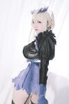 [Cosplay] 阿半今天很开心 FGO 黑枪呆女仆 [69P-756MB]