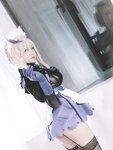 [Cosplay] 阿半今天很开心 FGO 黑枪呆女仆 [69P-756MB]