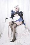 [Cosplay] 阿半今天很开心 FGO 黑枪呆女仆 [69P-756MB]