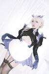 [Cosplay] 阿半今天很开心 FGO 黑枪呆女仆 [69P-756MB]