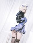[Cosplay] 阿半今天很开心 FGO 黑枪呆女仆 [69P-756MB]