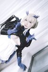 [Cosplay] 阿半今天很开心 FGO 黑枪呆女仆 [69P-756MB]