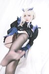 [Cosplay] 阿半今天很开心 FGO 黑枪呆女仆 [69P-756MB]