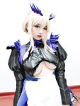 [Cosplay] 阿半今天很开心 FGO 黑枪呆女仆 [69P-756MB]