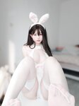 [Cosplay] 女主K 白丝兔女郎 [102P-192MB]