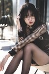 [Cosplay] 柒柒要乖哦 街拍黑皮裙 [17P-186MB]