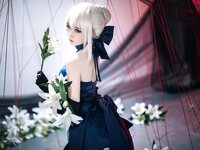 [Cosplay] 焖焖碳 FGO 黑呆 [30P-404MB]