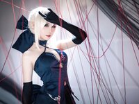 [Cosplay] 焖焖碳 FGO 黑呆 [30P-404MB]