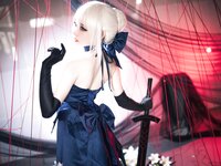 [Cosplay] 焖焖碳 FGO 黑呆 [30P-404MB]