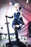 [Cosplay] 焖焖碳 FGO 黑呆 [30P-404MB]