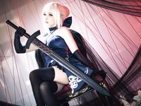 [Cosplay] 焖焖碳 FGO 黑呆 [30P-404MB]