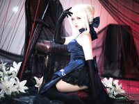 [Cosplay] 焖焖碳 FGO 黑呆 [30P-404MB]