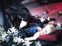[Cosplay] 焖焖碳 FGO 黑呆 [30P-404MB]