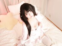 [Cosplay] 神楽坂真冬 浴衣女仆 [75P2V-469MB]