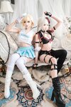 [Cosplay] 瓜希酱 &Momoko葵葵 FATE 黑白贞德 [60P-817MB]