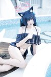 [Cosplay] lunananya 黑见芹香 泳装 [28P-174MB]
