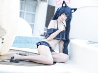 [Cosplay] lunananya 黑见芹香 泳装 [28P-174MB]