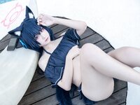 [Cosplay] lunananya 黑见芹香 泳装 [28P-174MB]