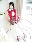 [Cosplay] Lin Shuci 林书辞 - Xiao Bing Uniform Doll Face Double Pigtails 【小冰】制服娃娃脸可爱双马尾粉嫩肥美
