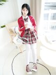 [Cosplay] Lin Shuci 林书辞 - Xiao Bing Uniform Doll Face Double Pigtails 【小冰】制服娃娃脸可爱双马尾粉嫩肥美