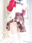 [Cosplay] Lin Shuci 林书辞 - Xiao Bing Uniform Doll Face Double Pigtails 【小冰】制服娃娃脸可爱双马尾粉嫩肥美