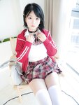 [Cosplay] Lin Shuci 林书辞 - Xiao Bing Uniform Doll Face Double Pigtails 【小冰】制服娃娃脸可爱双马尾粉嫩肥美