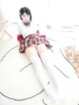 [Cosplay] Lin Shuci 林书辞 - Xiao Bing Uniform Doll Face Double Pigtails 【小冰】制服娃娃脸可爱双马尾粉嫩肥美