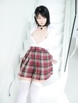[Cosplay] Lin Shuci 林书辞 - Xiao Bing Uniform Doll Face Double Pigtails 【小冰】制服娃娃脸可爱双马尾粉嫩肥美