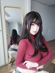 [Cosplay] 女主K 红色毛衣的丰满妹妹 [103P-727.31MB]