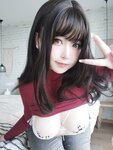 [Cosplay] 女主K 红色毛衣的丰满妹妹 [103P-727.31MB]
