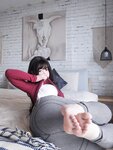 [Cosplay] 女主K 红色毛衣的丰满妹妹 [103P-727.31MB]