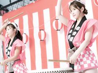 [Post Digital Photo] Rio Kuriyama 栗山莉緒 & Rena Momozono 桃園怜奈 - Naked Wild Drummer 全裸あばれ太鼓