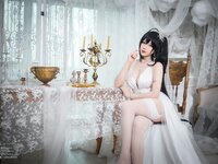 [Cosplay] Nyako喵子 大凤纯白婚纱 [65P-235M]