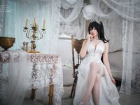[Cosplay] Nyako喵子 大凤纯白婚纱 [65P-235M]