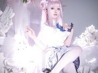 [Cosplay] 矢量鱼 蔚蓝档案 圣园未花 [27P-327MB]