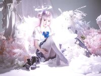 [Cosplay] 矢量鱼 蔚蓝档案 圣园未花 [27P-327MB]
