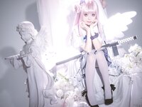 [Cosplay] 矢量鱼 蔚蓝档案 圣园未花 [27P-327MB]