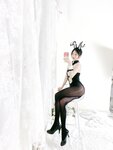 [Cosplay] 51酱 油光袜 [59P4V-283MB]