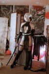 [Cosplay] Nyako喵子 2b同人旗袍 [43P-196MB]