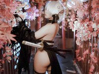 [Cosplay] Nyako喵子 2b同人旗袍 [43P-196MB]
